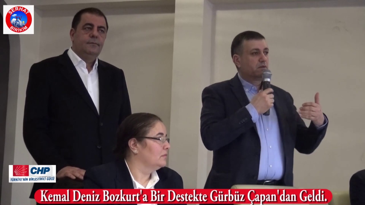 Kemal Deniz Bozkurt'a Bir Destekte Gürbüz Çapan'dan Geldi.