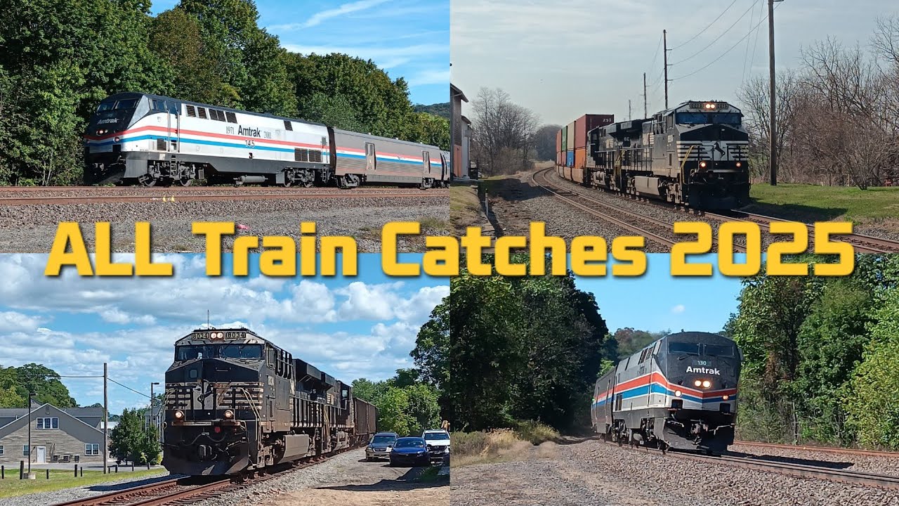 All Train Catches & Railfanning Moments 2025