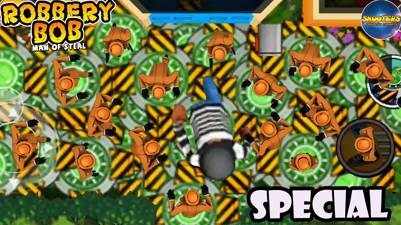 Robbery bob – SPECIAL BOB #25:  HUGE BOB AND 100 TELEPORT MINE VS 100 DEALERS