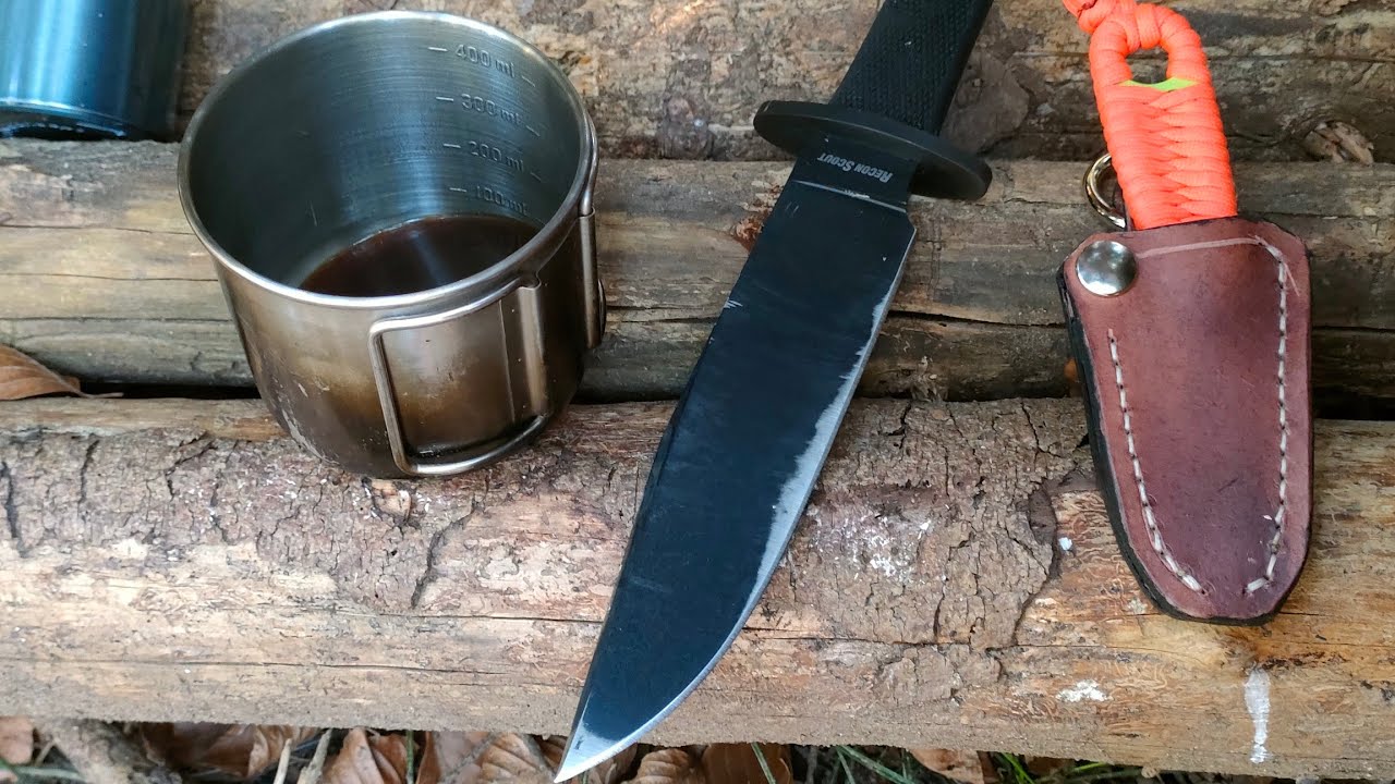 Cold Steel Recon Scout 52100 Field Test + Fodero custom per Esee Izula.