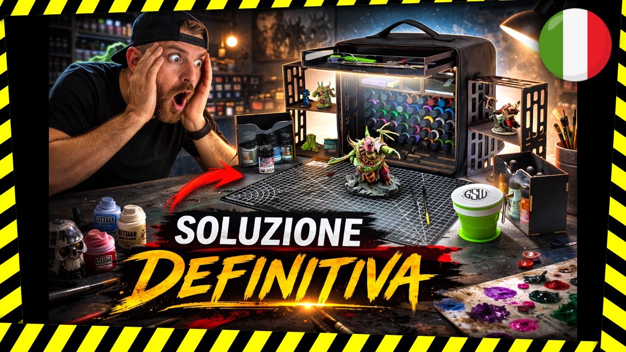 🚀🖌️Il Setup PERFETTO per Dipingere Ovunque? Postazione Portatile GREEN STUFF WORLD- Scopriamola! 🎨🔥