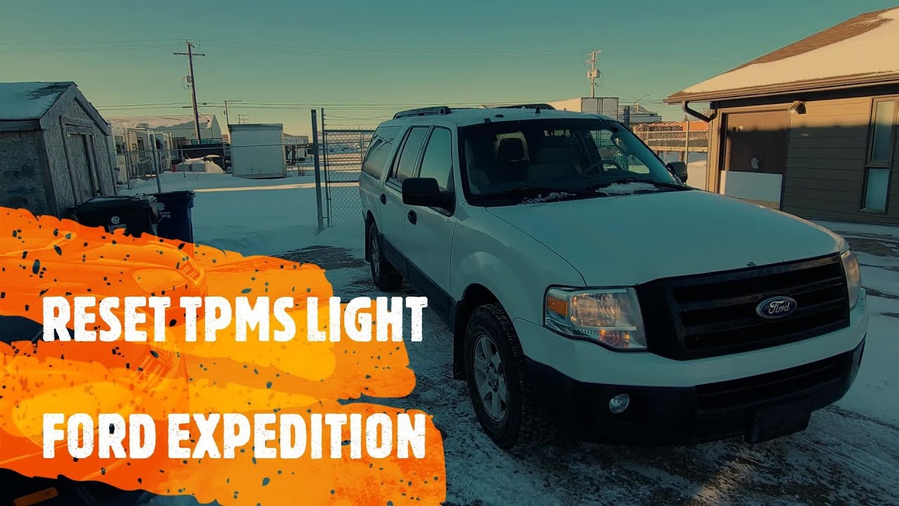 Reset / Clear TPMS Tire Pressure Light on Ford Expedition (2007-2017)