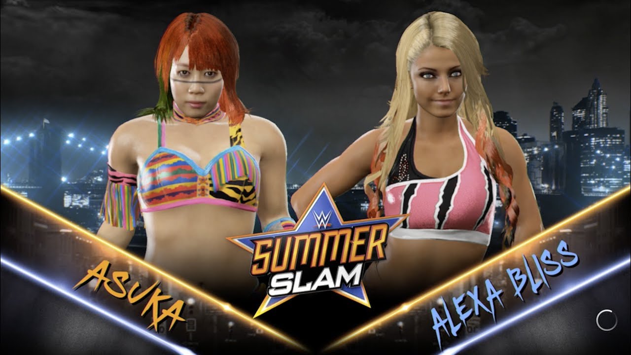 WWE 2K17 - Asuka vs Alexa Bliss Full Match (1080 60fps)