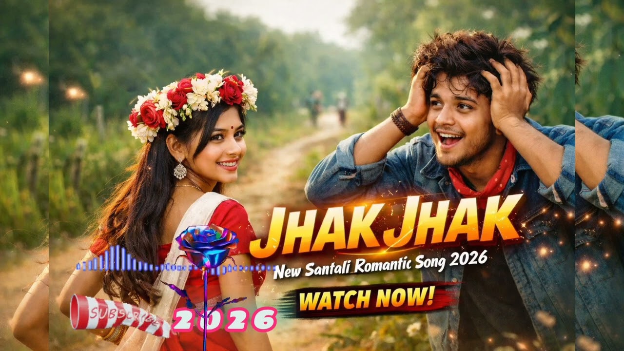 #JHAK JHAK 🌿 New Santali Romantic son 2026 🔥 Biswajit Hansda 💕