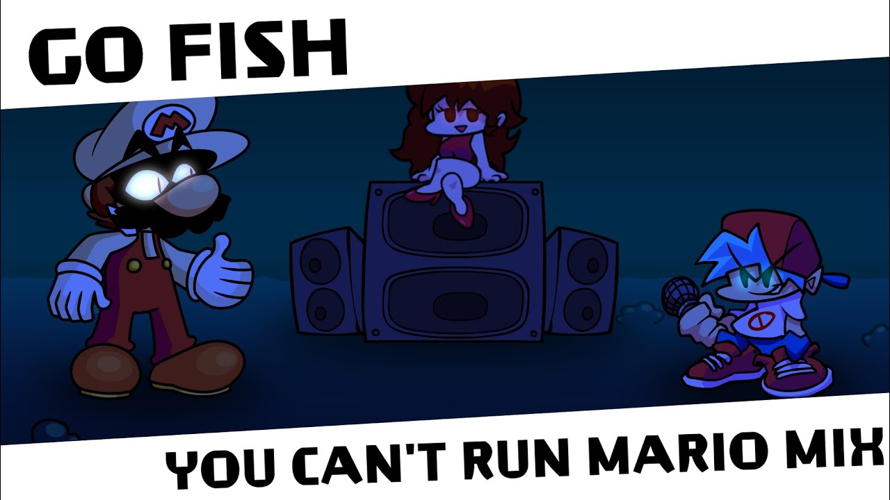 [OLD] Friday Night Funkin': GO FISH (You Can't Run) (QUEST IS OVER V0.5) - Mario Collection
