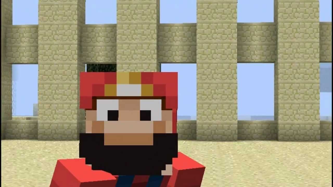 Smash Bros Melee Opening in Minecraft