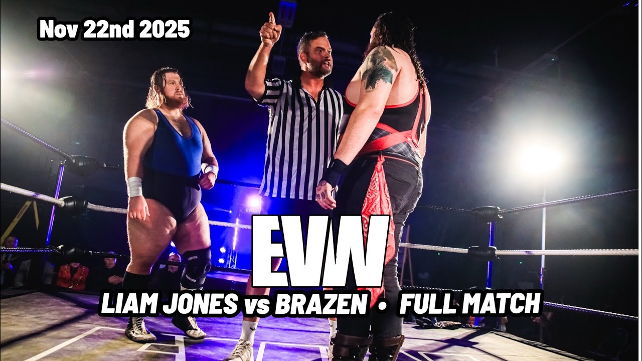 EVW: CHASING GOLD   BRAZEN VS  LIAM JONES  FULL MATCH