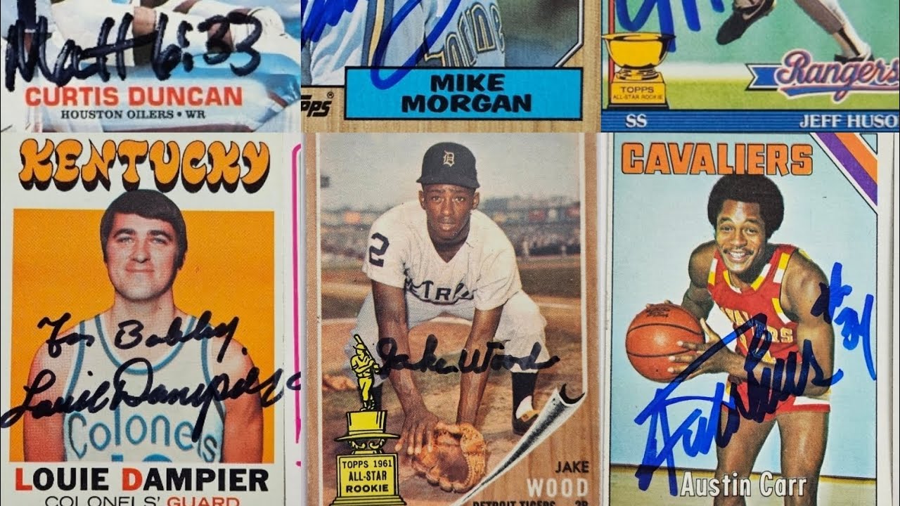 My TTM Autograph Haul #61 - 10 Returns (Louie Dampier, Austin Carr, Mike Morgan & more)