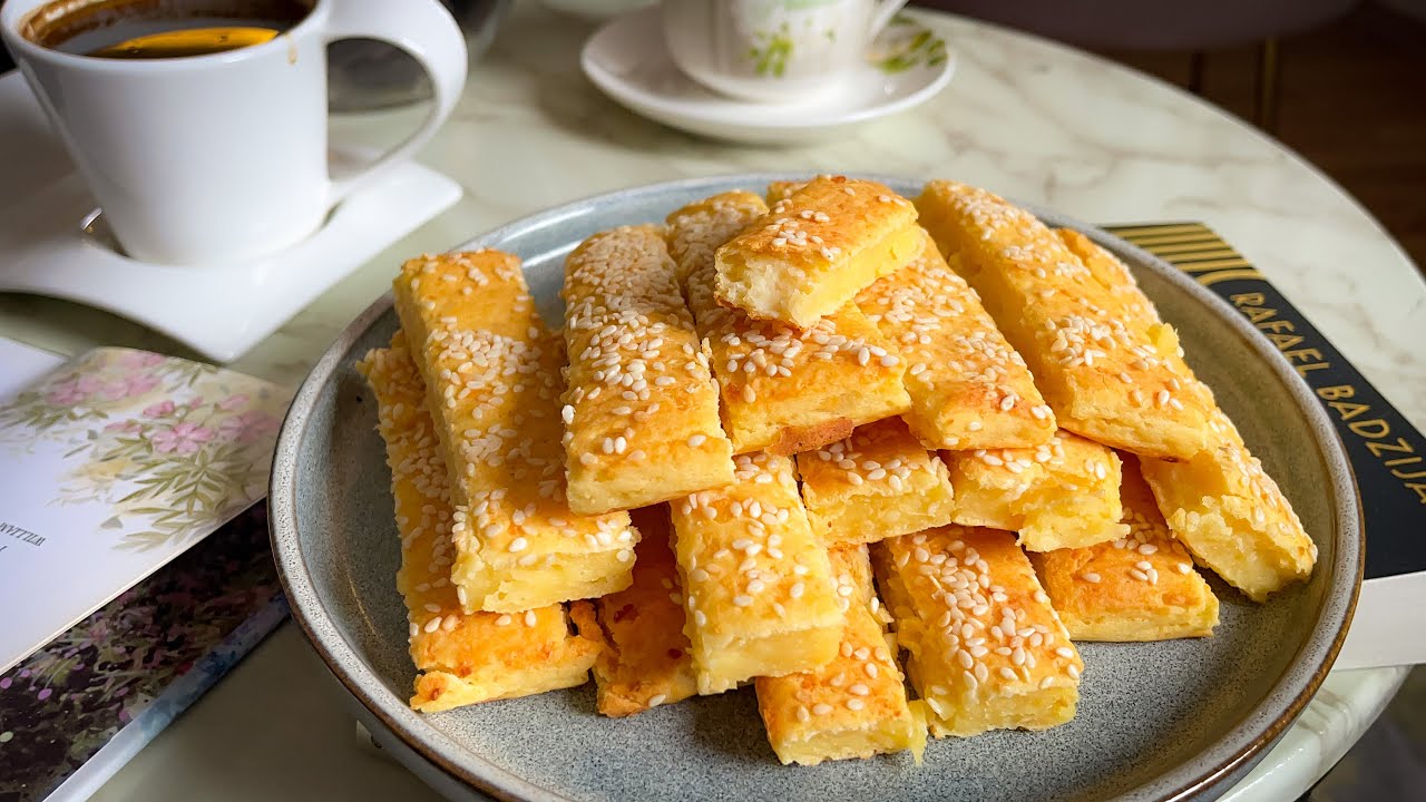 5 minuta posla‼️ - Brzi stapici sa sirom🧀, bez margarina/maslaca, bez narastanja #snack