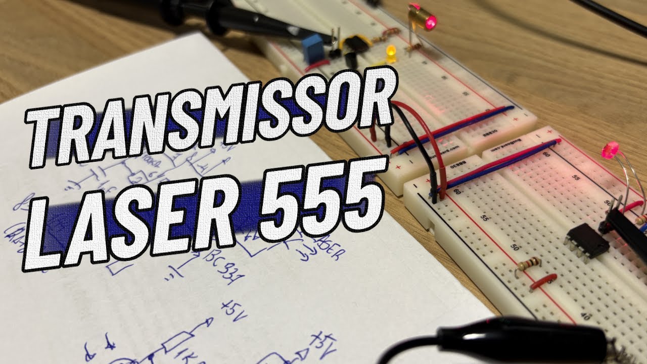 Transmissor Laser com 555