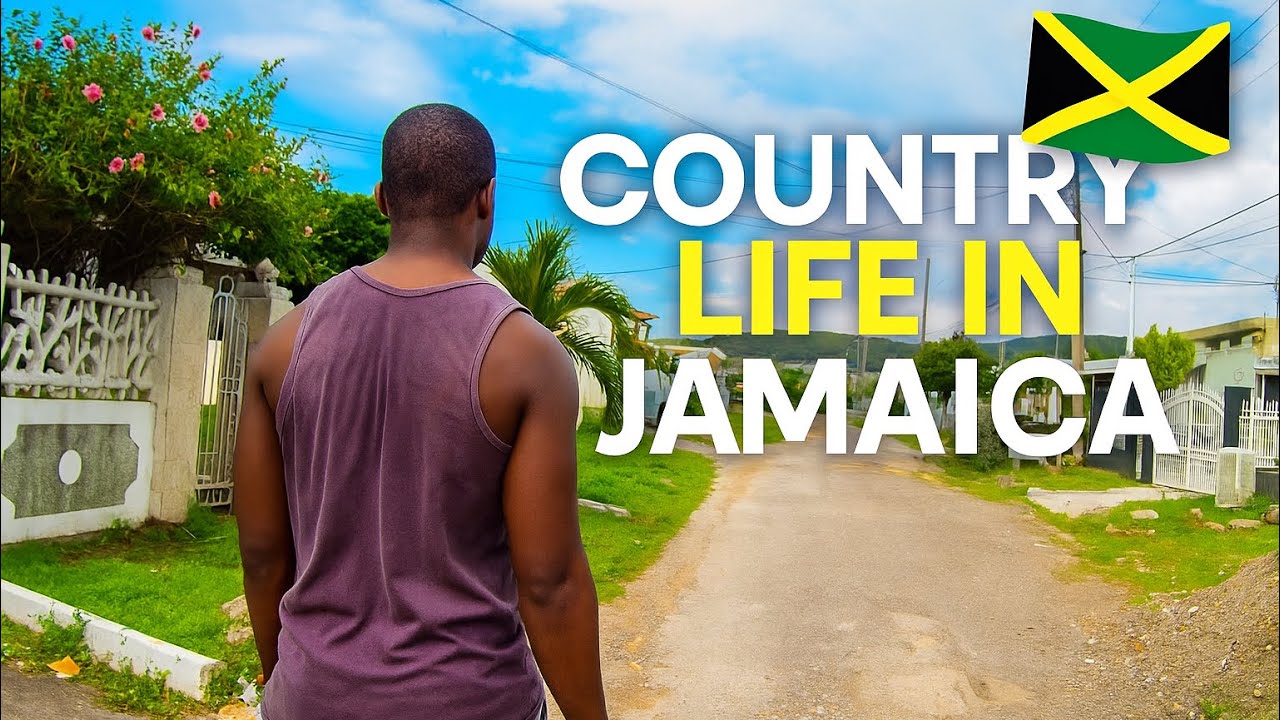 Спокойная загородная жизнь 🇯🇲 | Прогулка по Ривервью, Яллахс, Ямайка