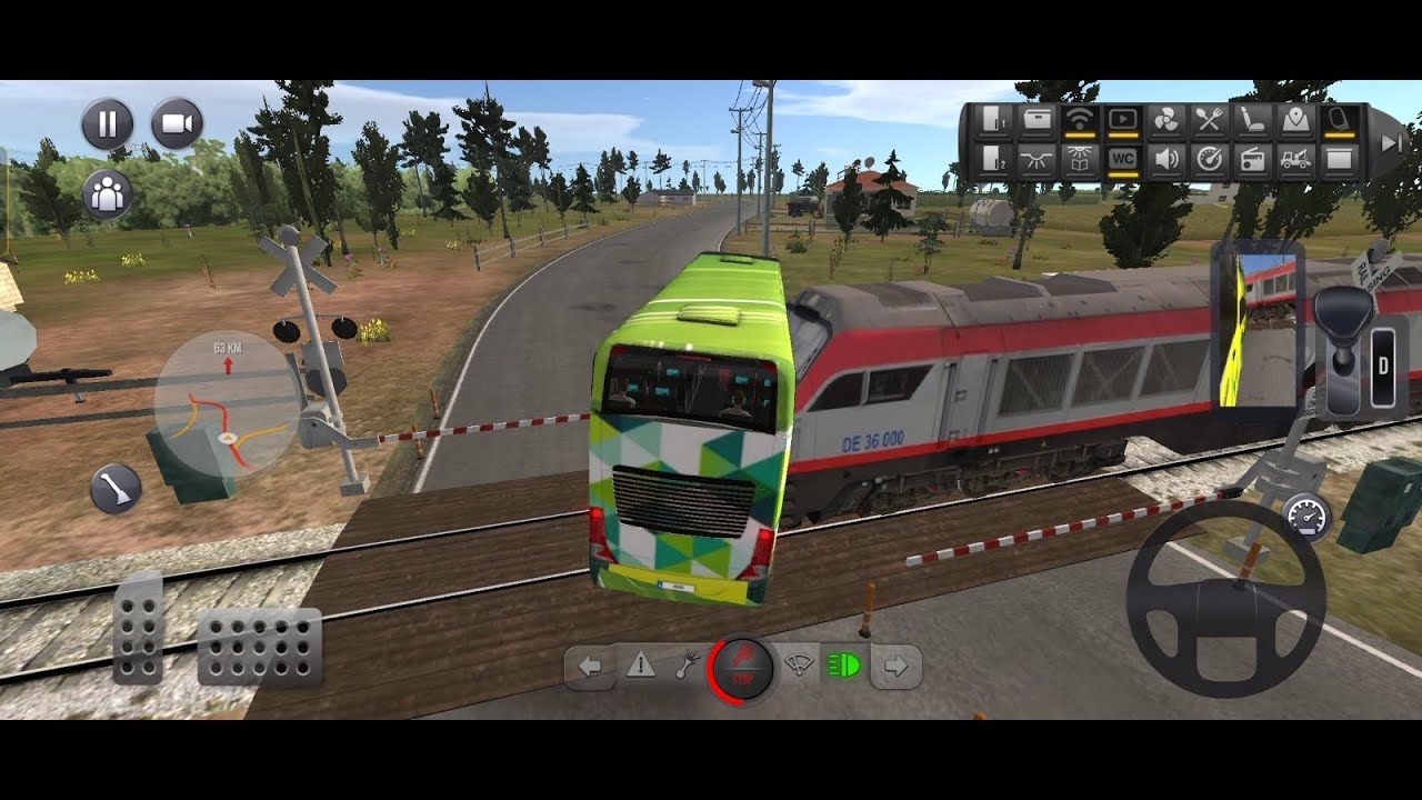 Deadly Bus 🚌 accident with Train 🚝 | Bus 🚍 Simulator Ultimate 👮