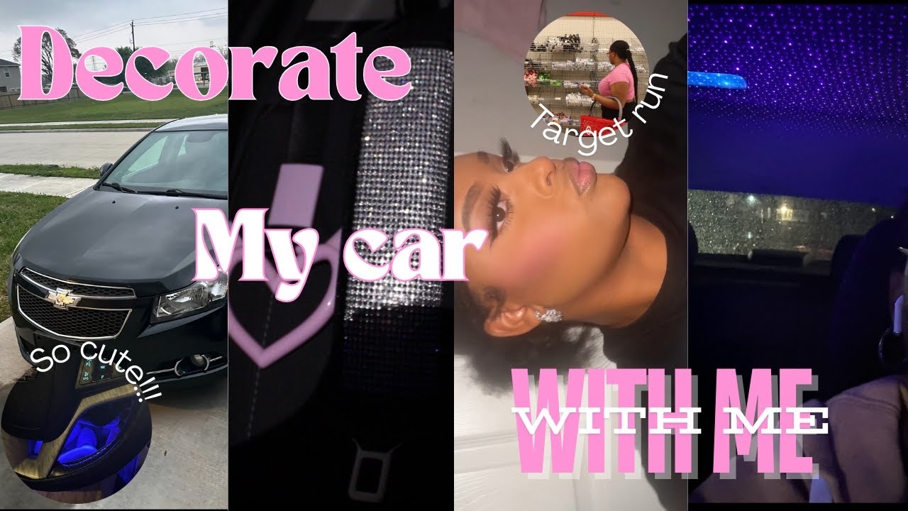 DECORATE MY CAR WITH ME: Over $200, Target Trip & Haul, Blinged out