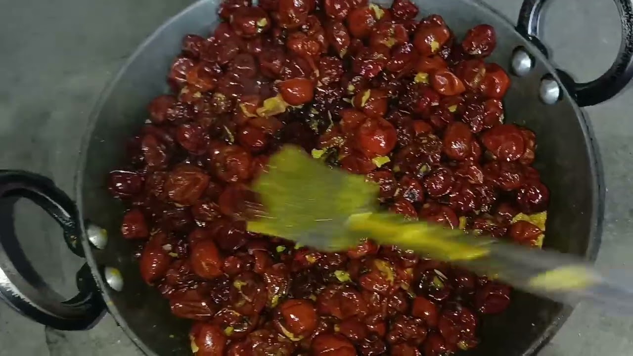 বগৰীৰ আচাৰ বনালোঁ আৰু আপোনালোকৰ লগত share কৰিলোঁ🤗/plum chutney recipe 