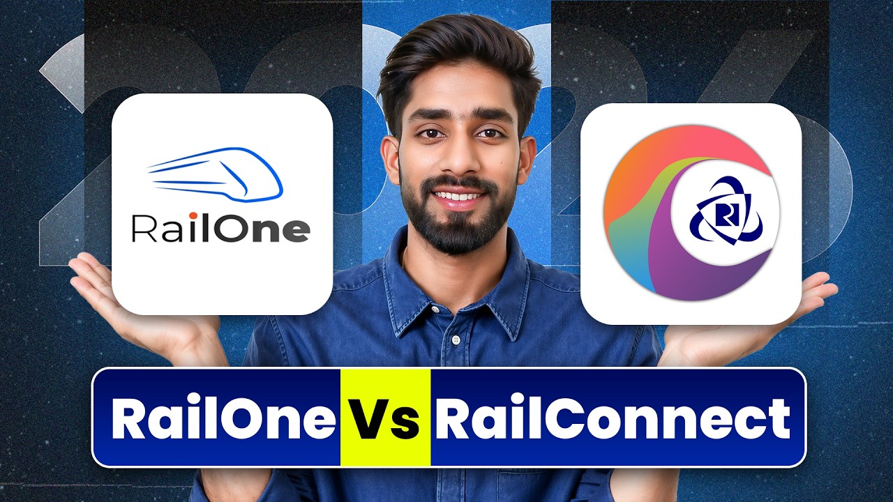IRCTC RailConnect App Vs RailOne App 🤫 | RailOne vs IRCTC Full Detailed Comparison 2026