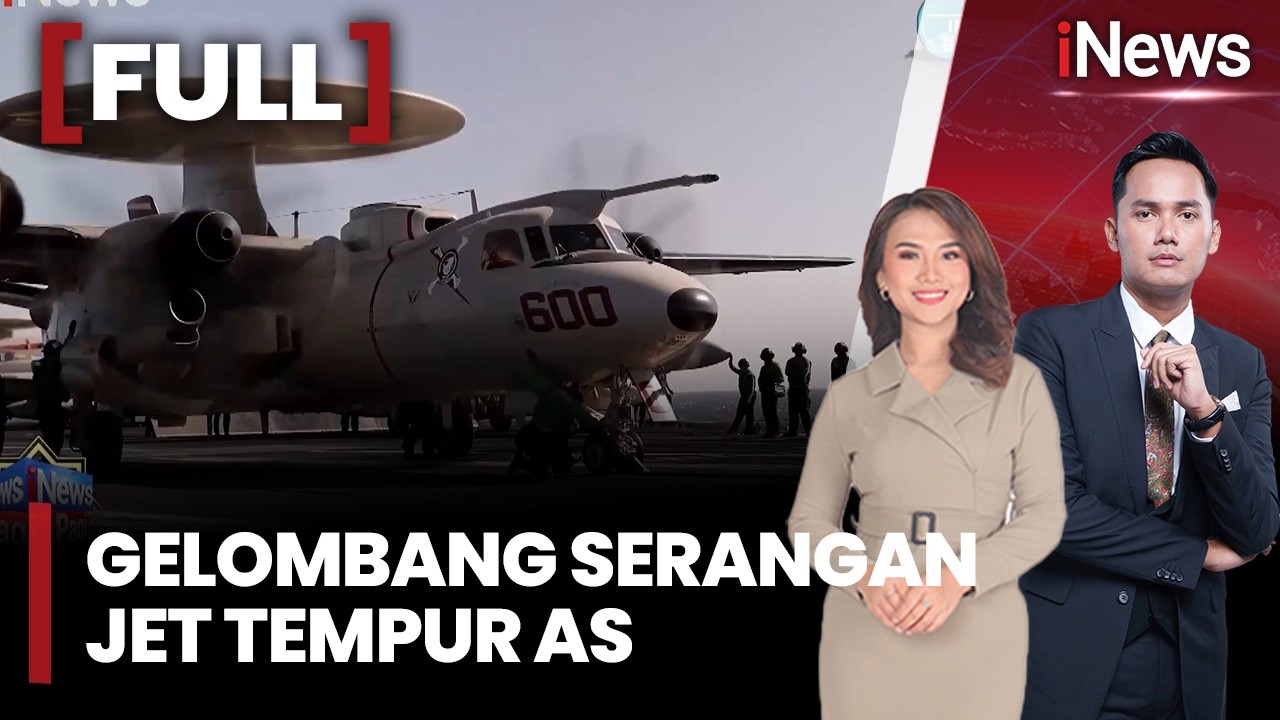 Gelombang Serangan Jet Tempur AS, Kirim Pesawat Pembom B-1B ke Timur Tengah |FUL iPagi (17/3)
