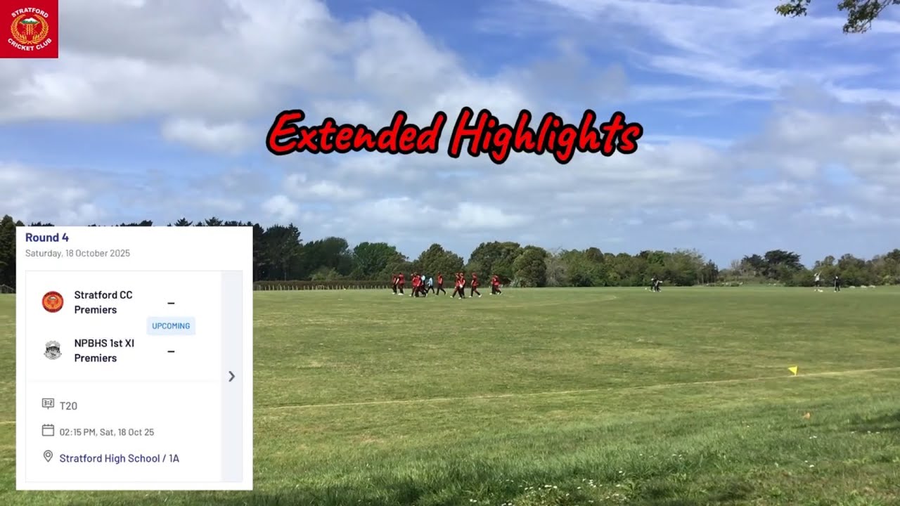 ExpertTurf #Taranaki #Premier #T20 #Cricket Round 4 | Stratford vs NPBHS 1stXI | Extended#Highlights