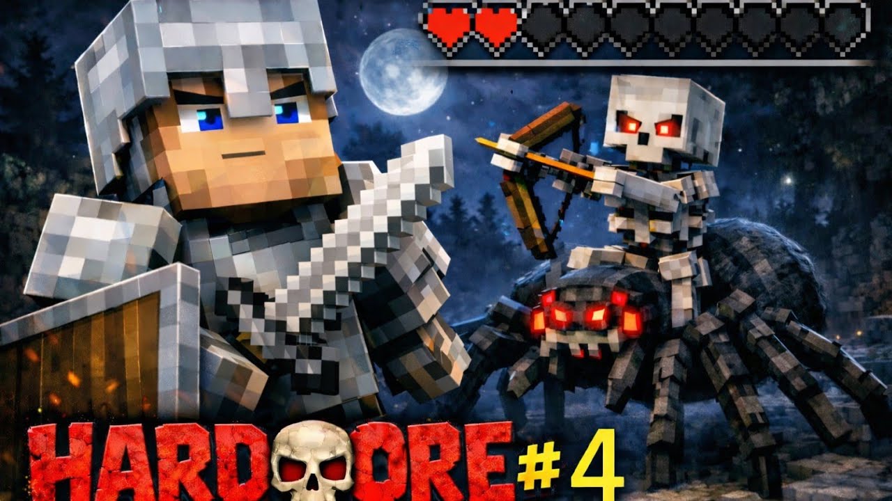 głód prawie wszystko zepsuł - Minecraft hardcore dzień 4