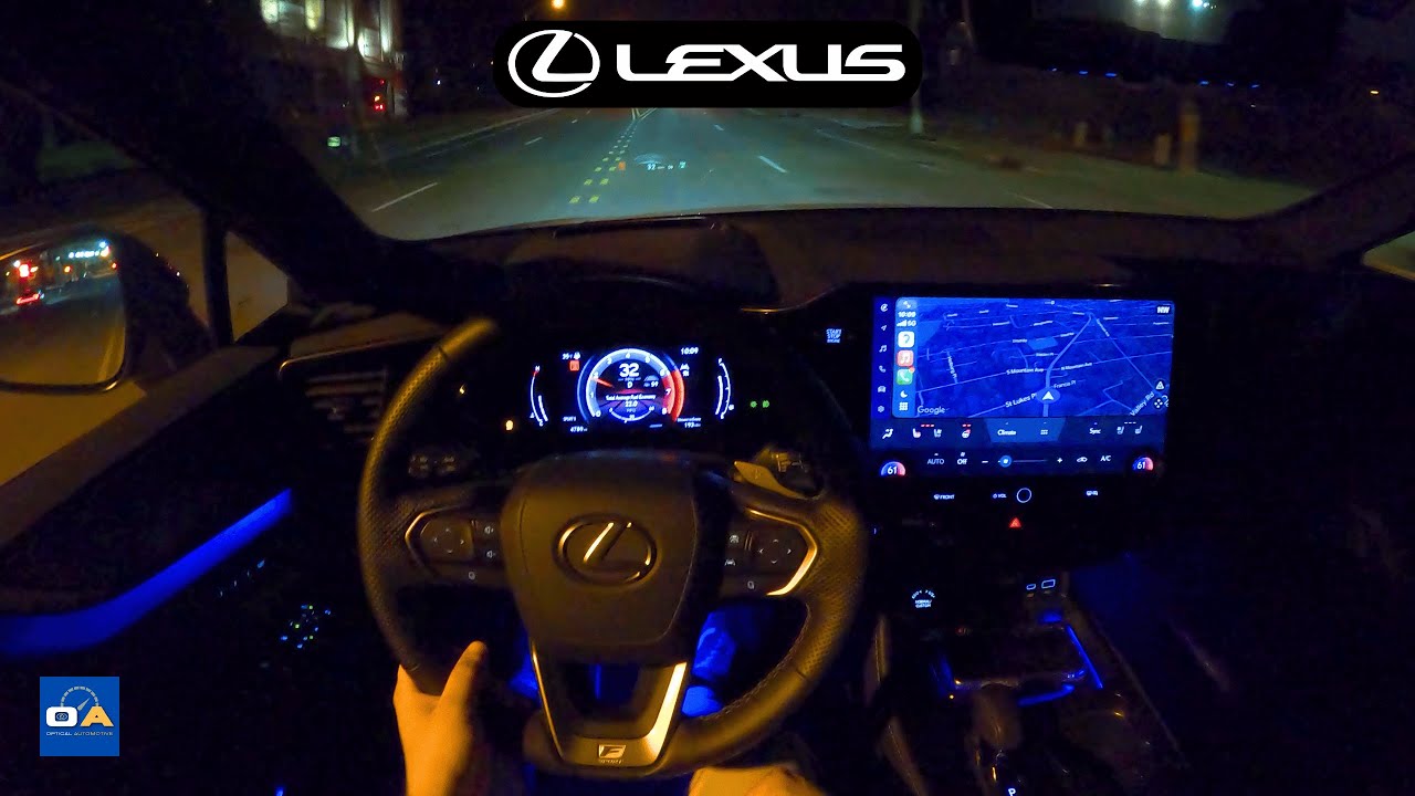 2025 Lexus NX 350 F Sport Handling POV Night Drive & Audio Test | ASMR | 4K