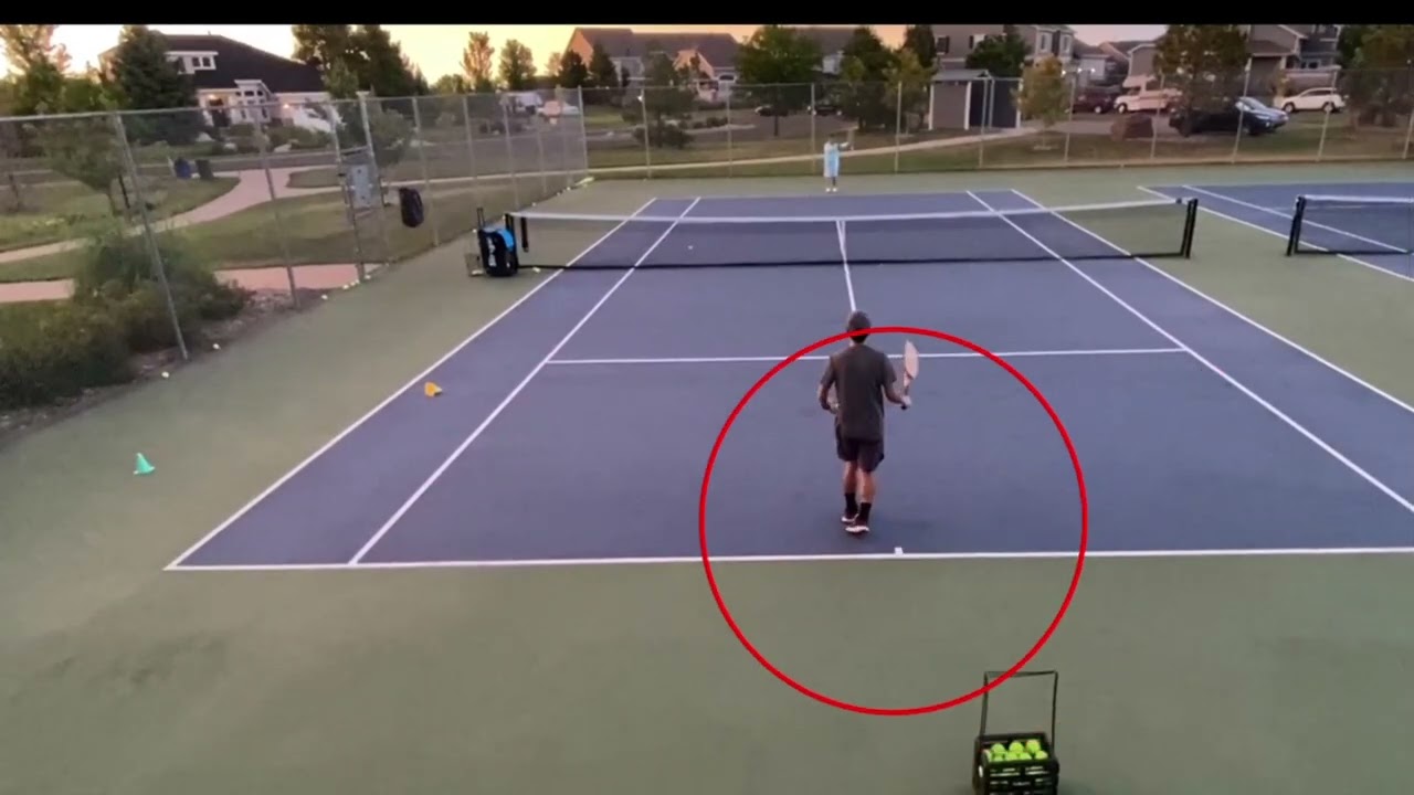Jay practice forehands