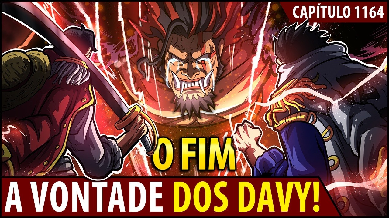FINALMENTE!! REVELADO O SIGNIFICADO DO "D"?! O FIM DE XEBEC E RETORNO DE DAVY JONES!! ONE PIECE 1164