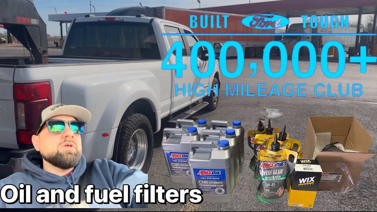 Техническое обслуживание двигателя Ford Super Duty Powerstroke на 400 000 миль с использованием м...