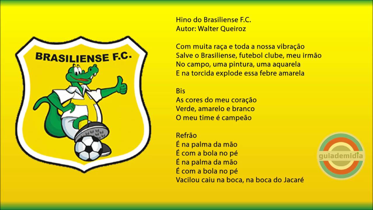 Hino do Brasiliense Futebol Clube ( Oficial )