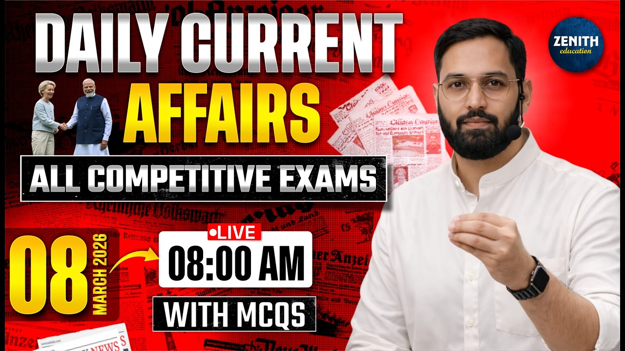 Daily Current Affairs 2026 MCQs | Daily GK Important Questions for All Competitive Exams