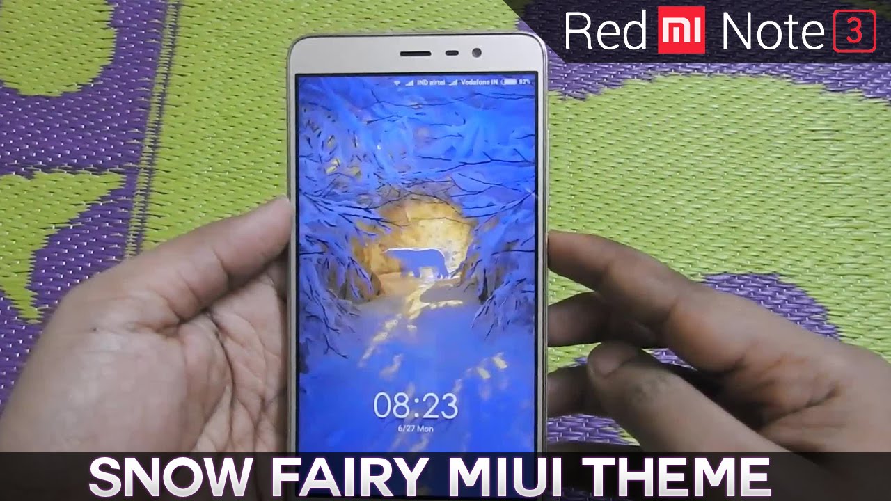 Snow Fairy MiUi Animated Theme | Redimi Note 3 Best Themes