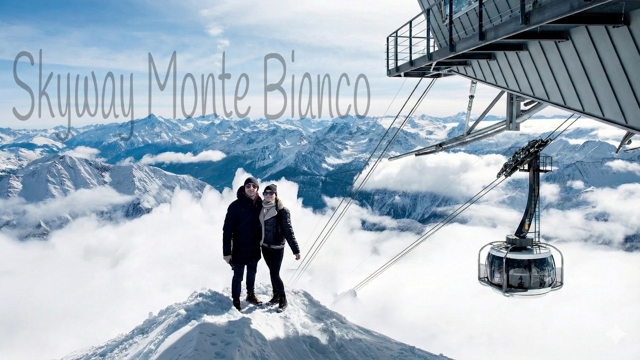 Поездка на самой высокогорной канатной дороге Европы к Монблану (Skyway Monte Bianco)