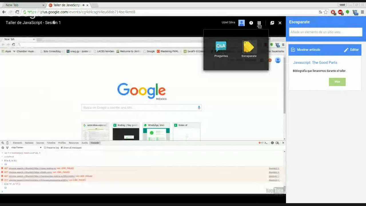 Taller de JavaScript - Sesi&oacute;n 1