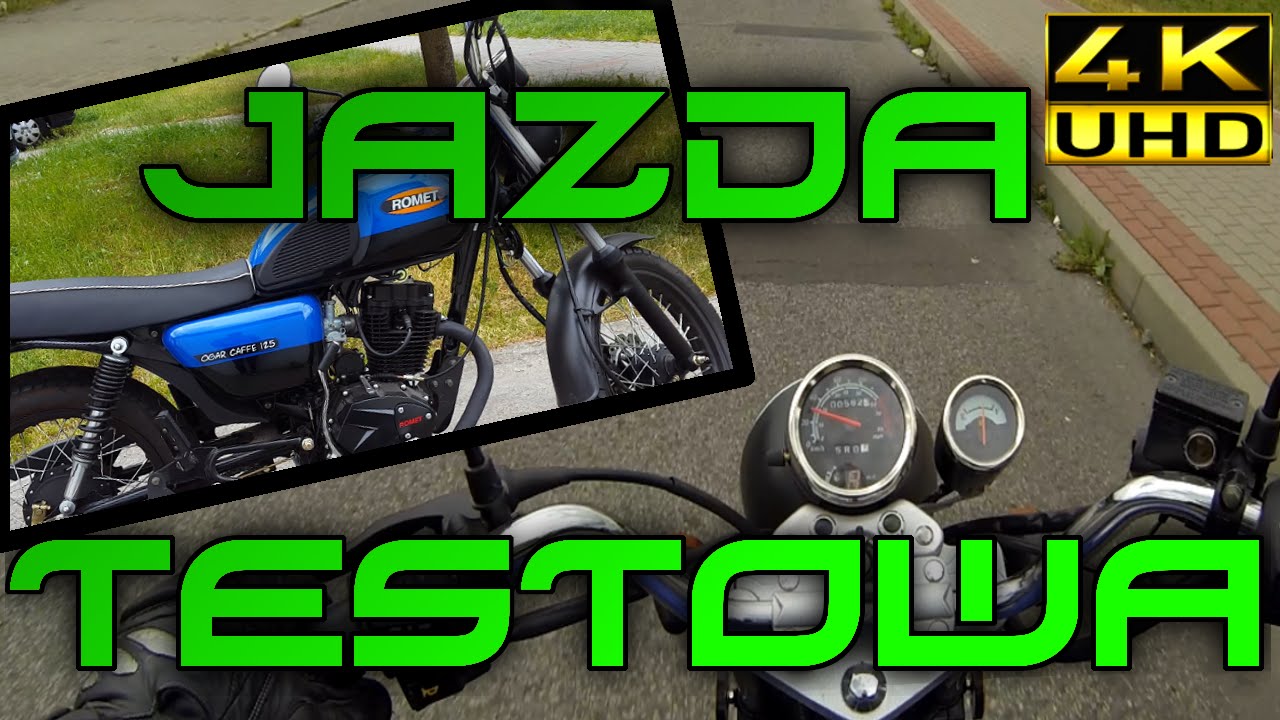 🔴 ROMET OGAR CAFFE 125 | 4K | Prezentacja, brzmienie, Vmax | JAZDA TESTOWA #21