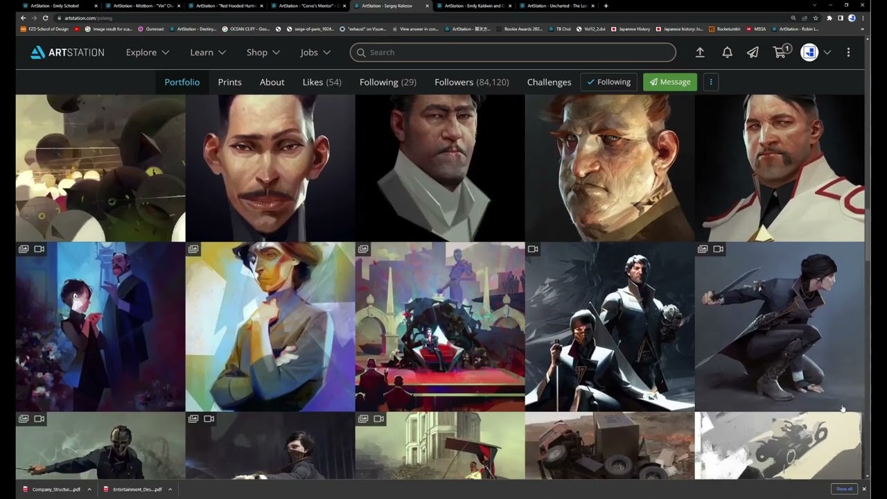 Concept Art Portfolios Review 2