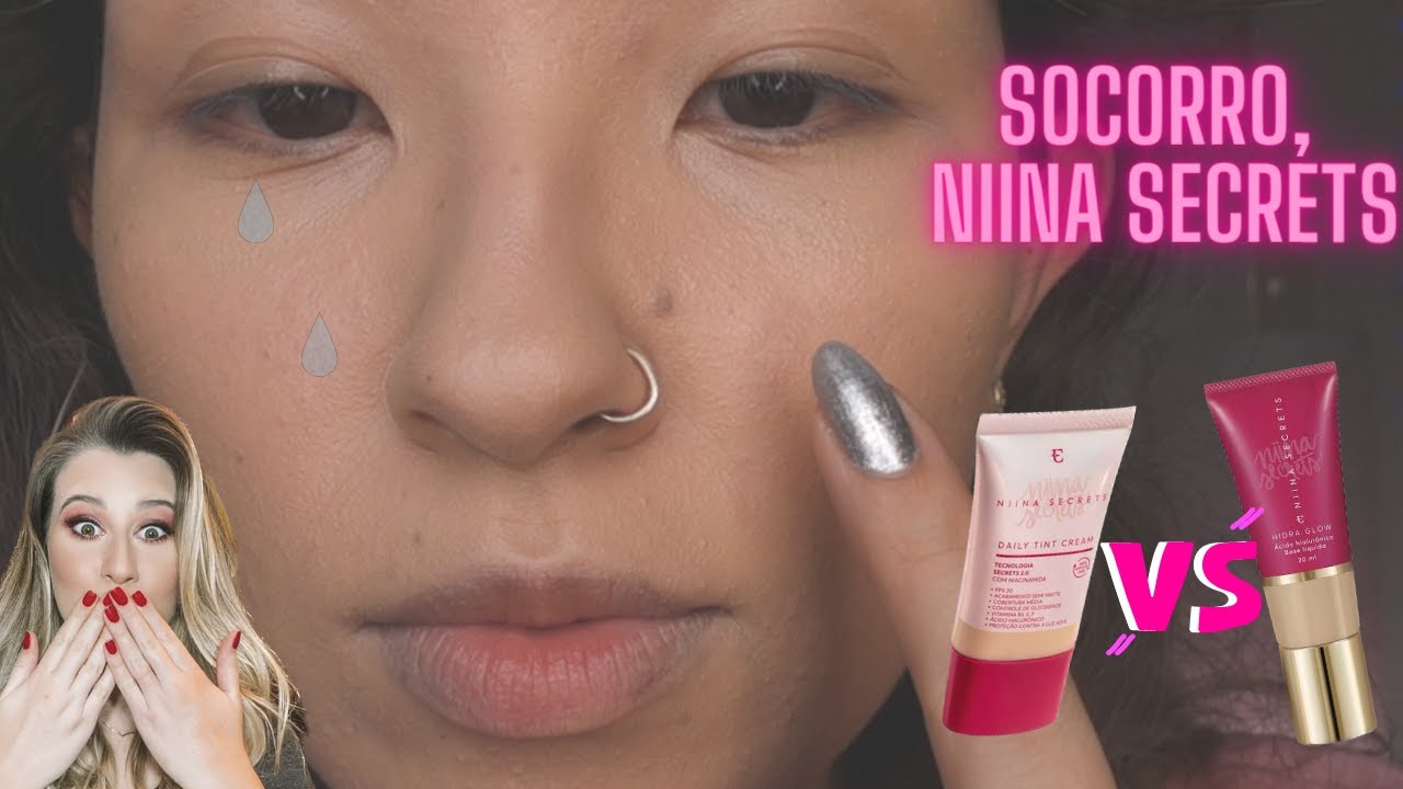 QUAL É A MELHOR BASE? Batalha da Hidra Glow x Daily Tint: NIINA SECRETS arrasou?