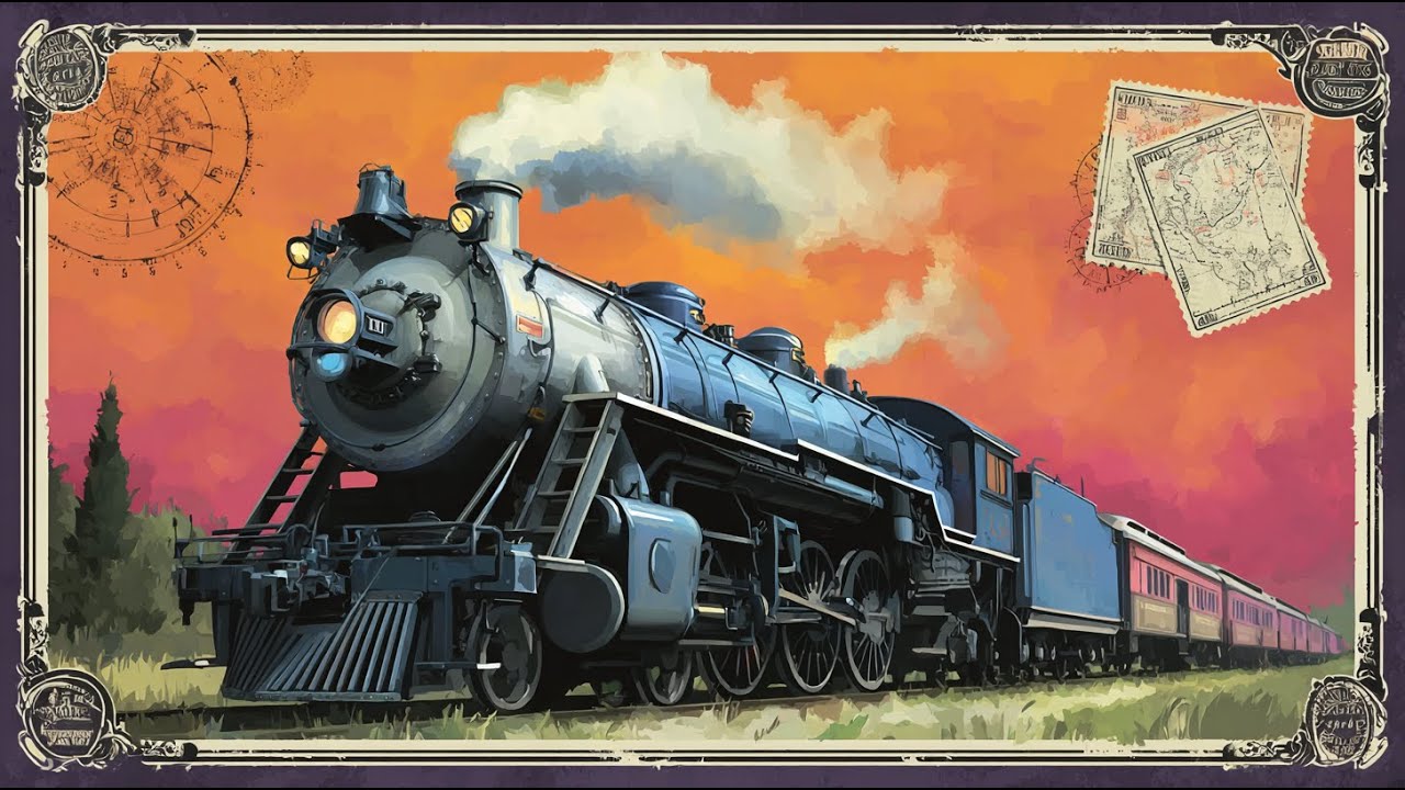 🎼 Ticket to Ride Soundtrack 🎩🚂 | Epic Journey Through Steam, Steel & Storytelling Art