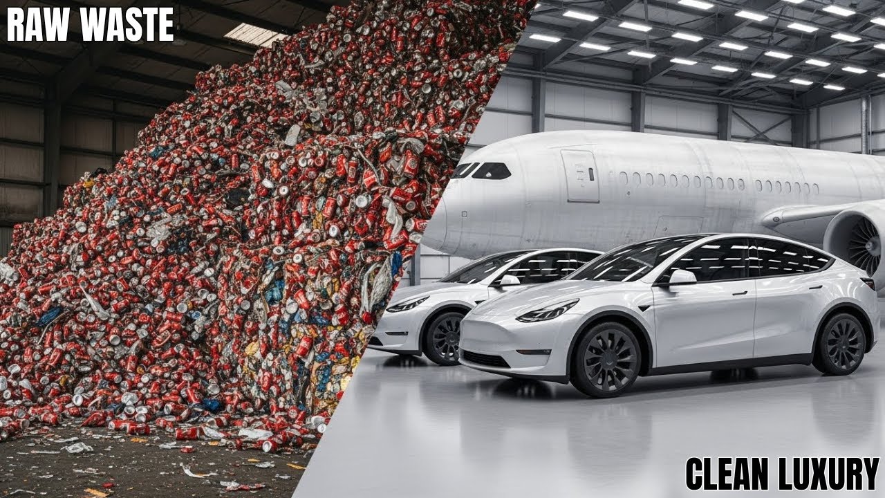 Inside the TITAN ALUMINUM Factory: Turning Scrap into BOEING & TESLA (Full Process)