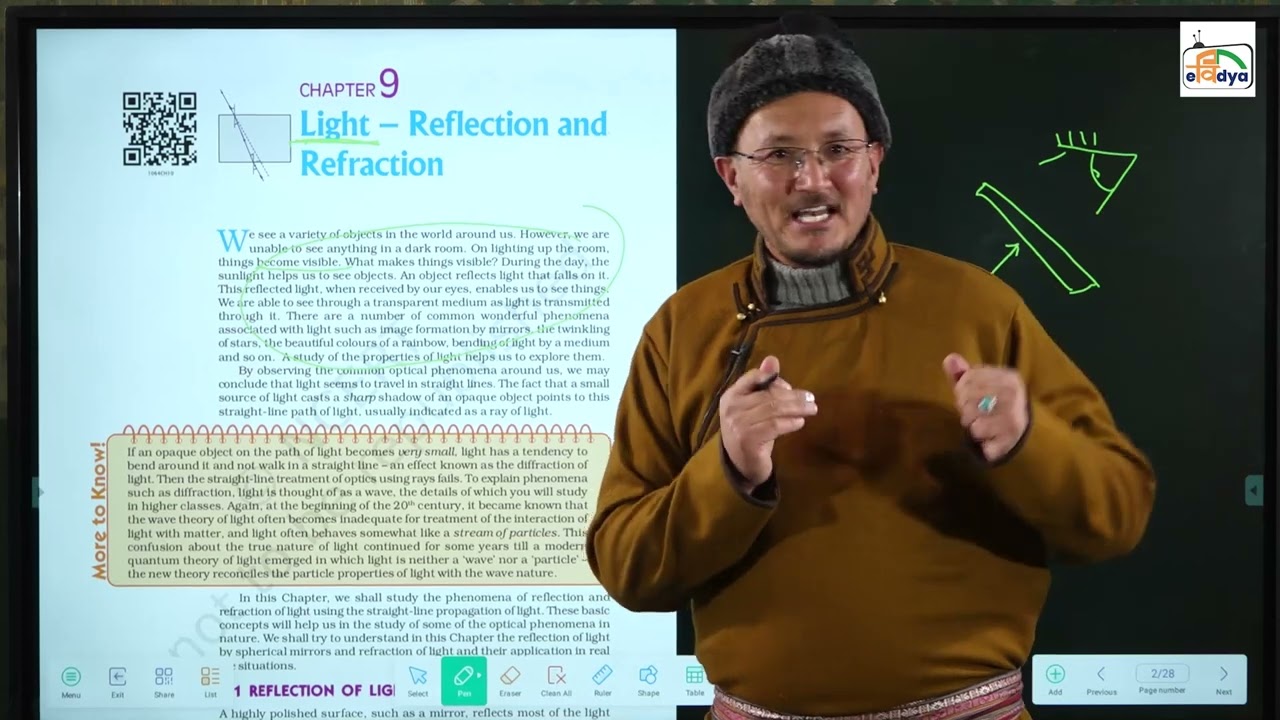 Light Reflection and refraction part 1