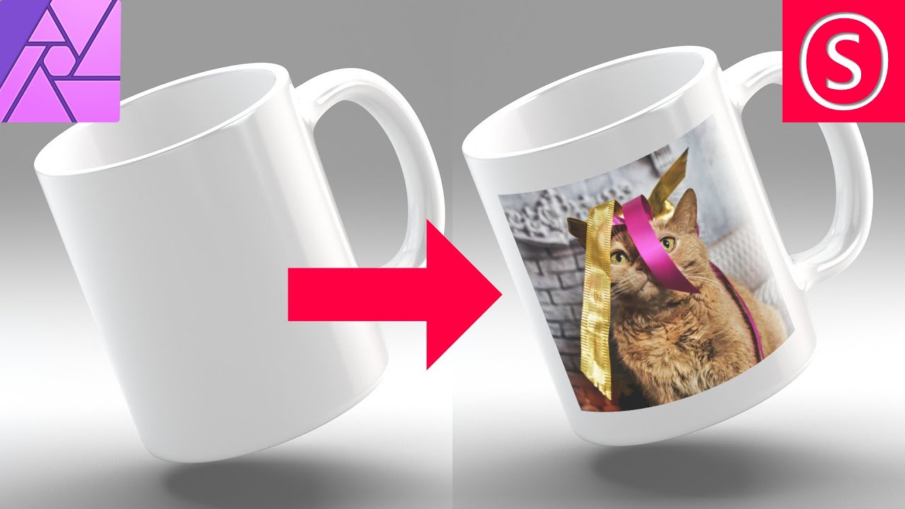 Put any Image on a round Surface  - Affinity Photo Tutorial