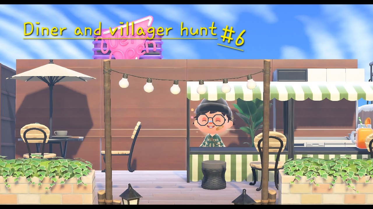 Diner build and villager hunt #6