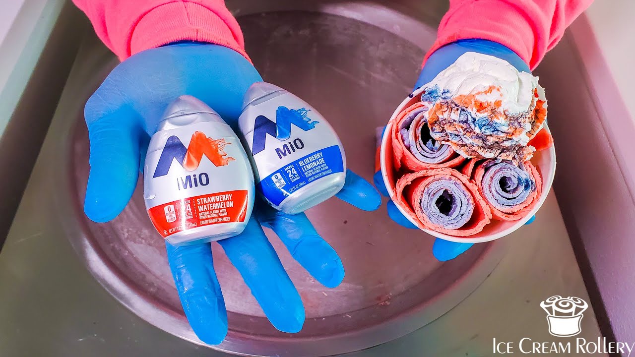 Ice Cream Rolls | Mio Water Enhancer