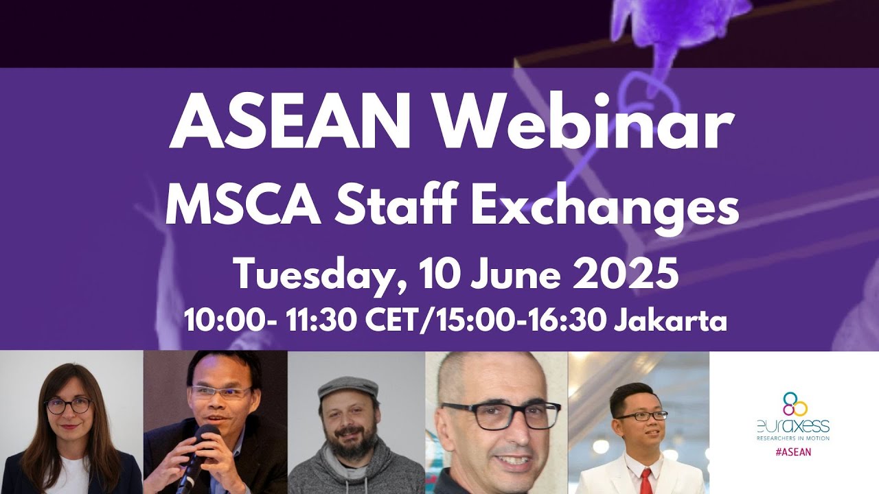 EURAXESS ASEAN Webinar on MSCA Staff Exchanges