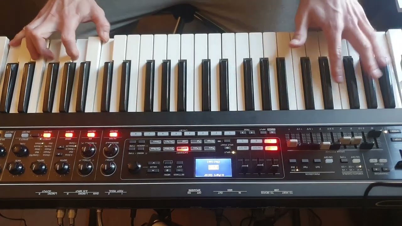 Testing the Hammond on the Yamaha CK61(with Supertramp's 