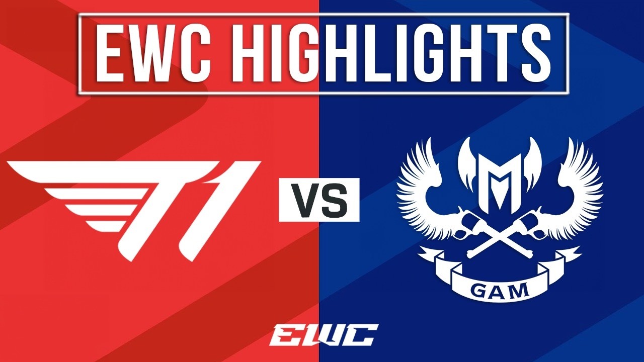 Лучшие моменты T1 против GAM ВСЕ ИГРЫ | Групповой этап EWC 2026 | T1 против GAM Esports