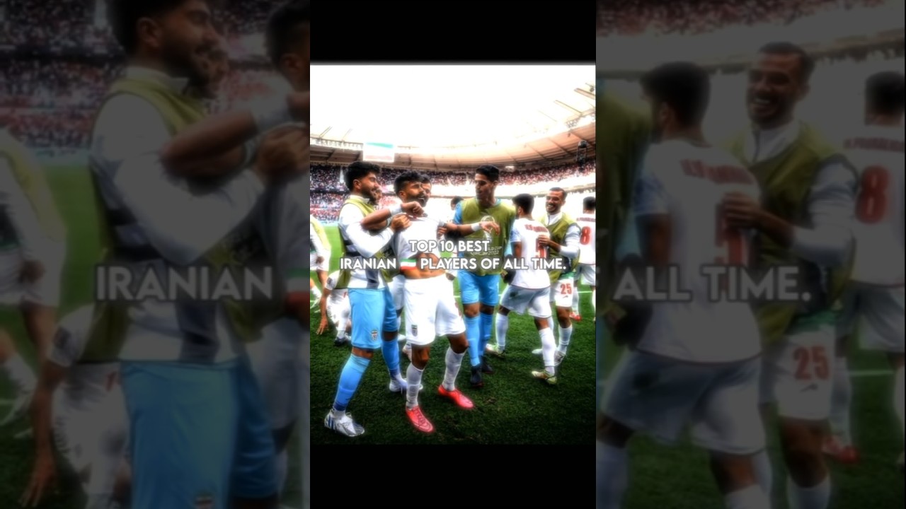 Top 10 Best Iranian Players of all time 💀🇮🇷 || #shorts #football #edit #viral #awezchaitrend