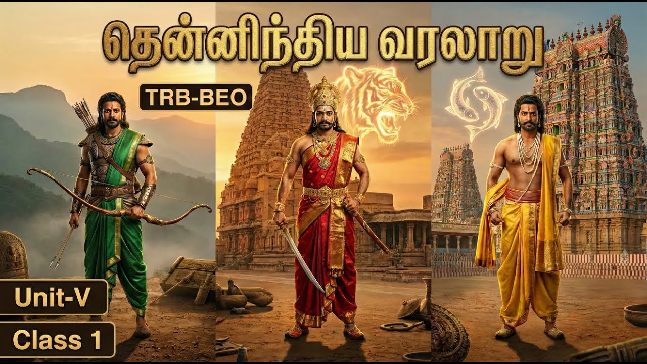 🔴Class-6 BEO EXAM 2026 | UNIT 5- HISTORY OF TAMIL NADU / SOUTH INDIA  | Tnpsc | TET | TNUSRB / TRB