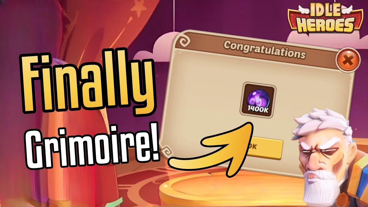 They Added It!!! Huge Grimoire and Evolved Phoenix Progress! - Idle Heroes