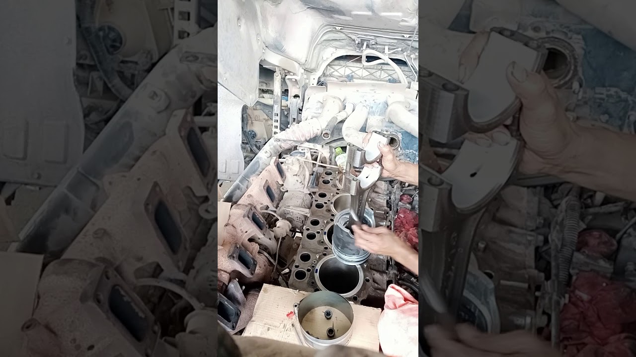 Lắp ráp piston D6AC