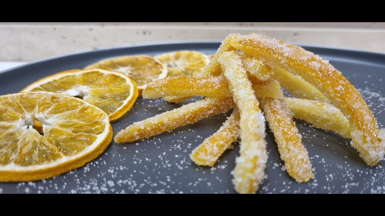 Arancini-zašećerena narančina korica! Arancini-candied orange peel!