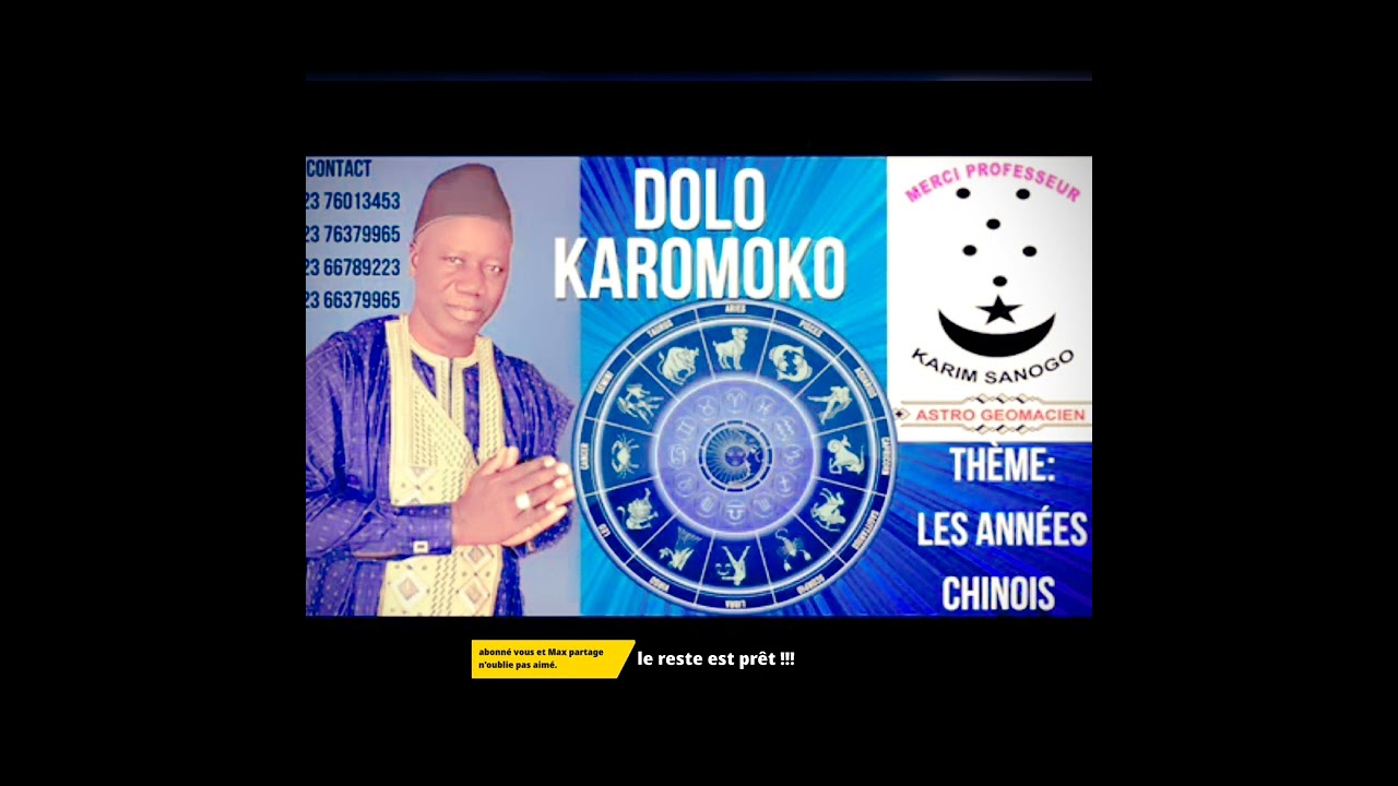 Karim SANOGO Sikasso colonnes astrologiques.