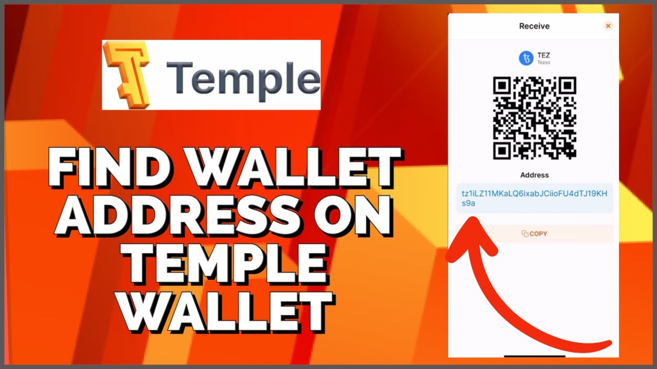 How to Find Your Wallet Address on Temple Wallet 2023?